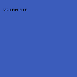 3B5CBB - Cerulean Blue color image preview