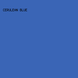 3a65b6 - Cerulean Blue color image preview