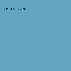 62a6bf - Cerulean Frost color image preview