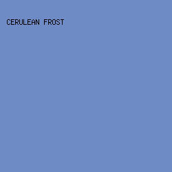 6E8BC5 - Cerulean Frost color image preview