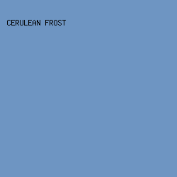 6E95C2 - Cerulean Frost color image preview