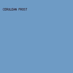 6d9bc5 - Cerulean Frost color image preview