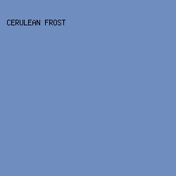 708DBF - Cerulean Frost color image preview