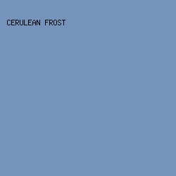 7694BB - Cerulean Frost color image preview
