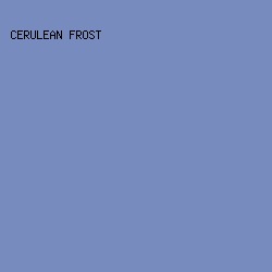 778bbe - Cerulean Frost color image preview