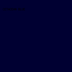 000032 - Cetacean Blue color image preview