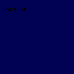 020254 - Cetacean Blue color image preview