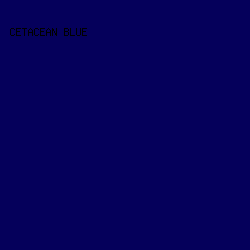 05005B - Cetacean Blue color image preview