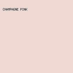 EDD8D3 - Champagne Pink color image preview