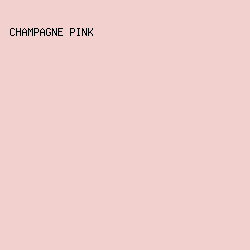F1D0CD - Champagne Pink color image preview