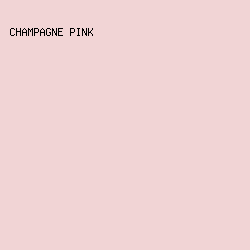 F1D4D5 - Champagne Pink color image preview