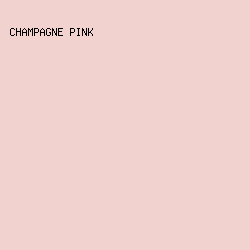 F2D2CE - Champagne Pink color image preview