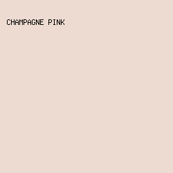 eddbd1 - Champagne Pink color image preview