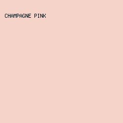 f5d3c9 - Champagne Pink color image preview