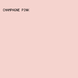 f5d3ce - Champagne Pink color image preview