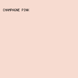f7dbd0 - Champagne Pink color image preview