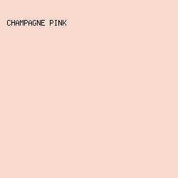 f8dbcd - Champagne Pink color image preview