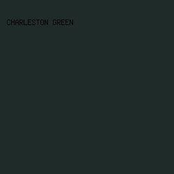 1F2B29 - Charleston Green color image preview