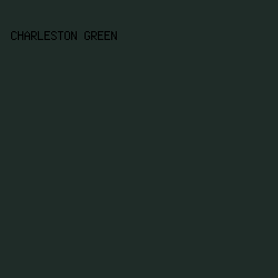 1F2C28 - Charleston Green color image preview