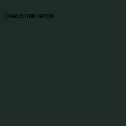 1f2c2a - Charleston Green color image preview