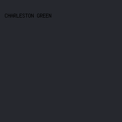 26282e - Charleston Green color image preview