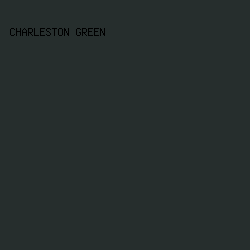 262e2d - Charleston Green color image preview