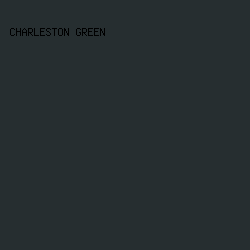 262e30 - Charleston Green color image preview
