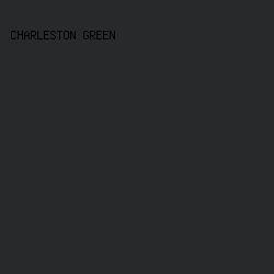 28292a - Charleston Green color image preview