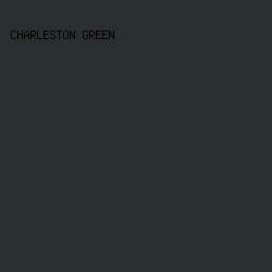 282F2E - Charleston Green color image preview