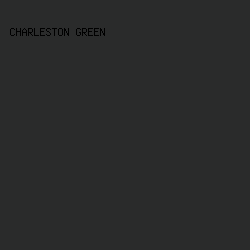 2A2B2B - Charleston Green color image preview