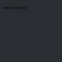 2A2D31 - Charleston Green color image preview