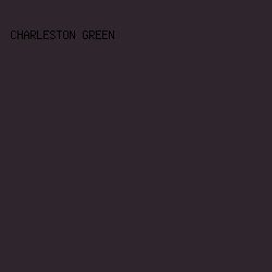 2F252D - Charleston Green color image preview