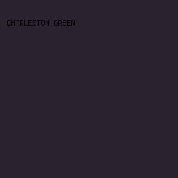 2a232f - Charleston Green color image preview