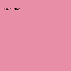 E88EA6 - Charm Pink color image preview