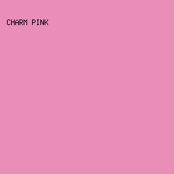 EA8DB8 - Charm Pink color image preview