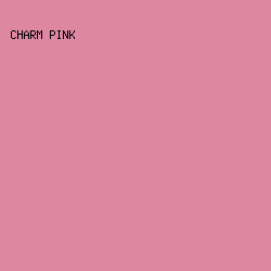 de87a3 - Charm Pink color image preview