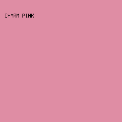 df8da4 - Charm Pink color image preview