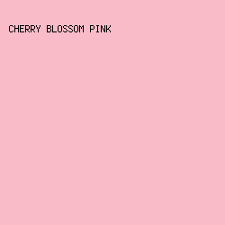 FABBC8 - Cherry Blossom Pink color image preview