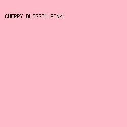 FFBAC8 - Cherry Blossom Pink color image preview