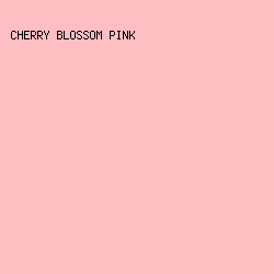 FFBEC2 - Cherry Blossom Pink color image preview