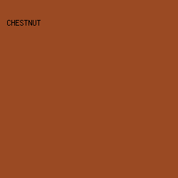9a4a23 - Chestnut color image preview