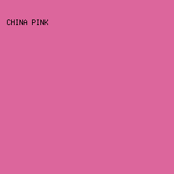 DC669C - China Pink color image preview