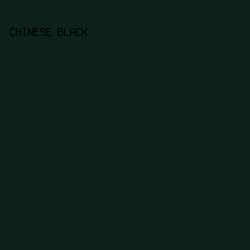 0D2118 - Chinese Black color image preview