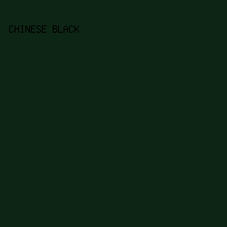 0D2514 - Chinese Black color image preview