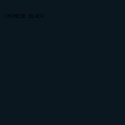 0b171f - Chinese Black color image preview