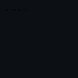 0c0f13 - Chinese Black color image preview