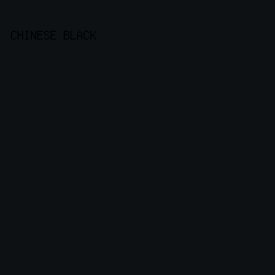 0d1114 - Chinese Black color image preview