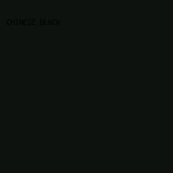 0d120f - Chinese Black color image preview