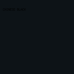 0d1317 - Chinese Black color image preview