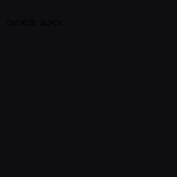 0e0e12 - Chinese Black color image preview